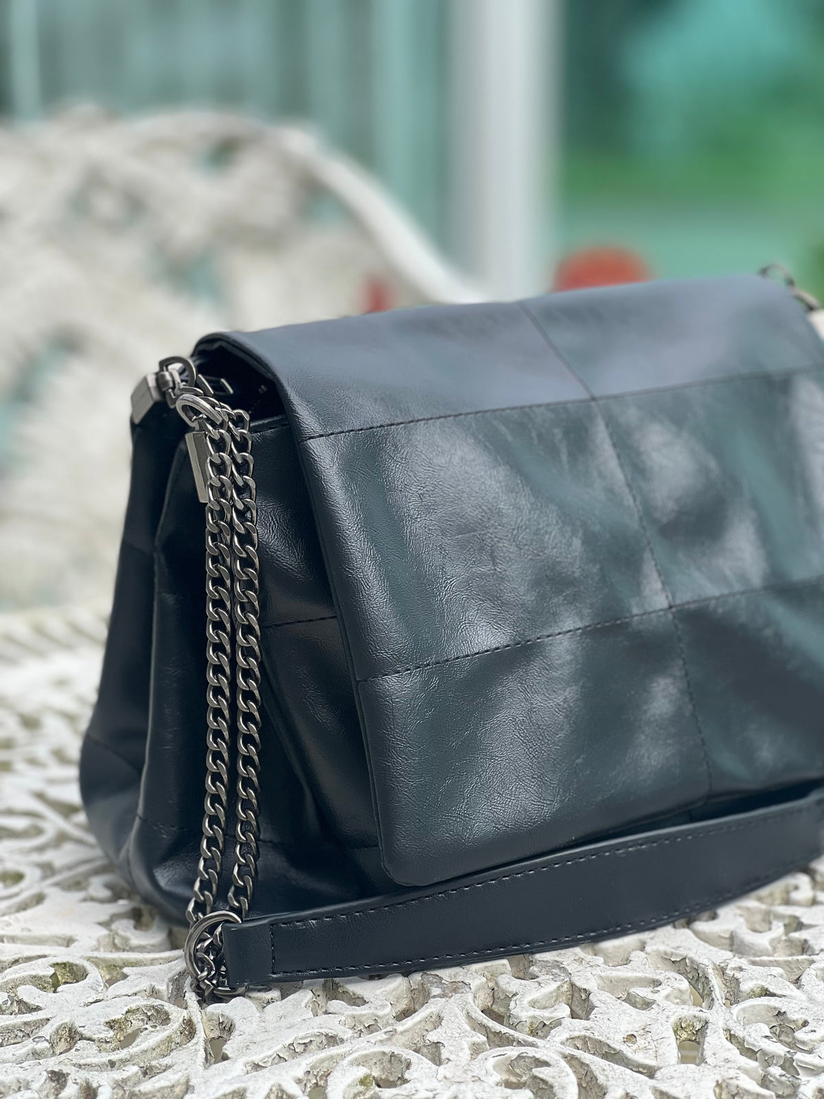 Bolsa Feminina de Couro Legítimo Safira SF471