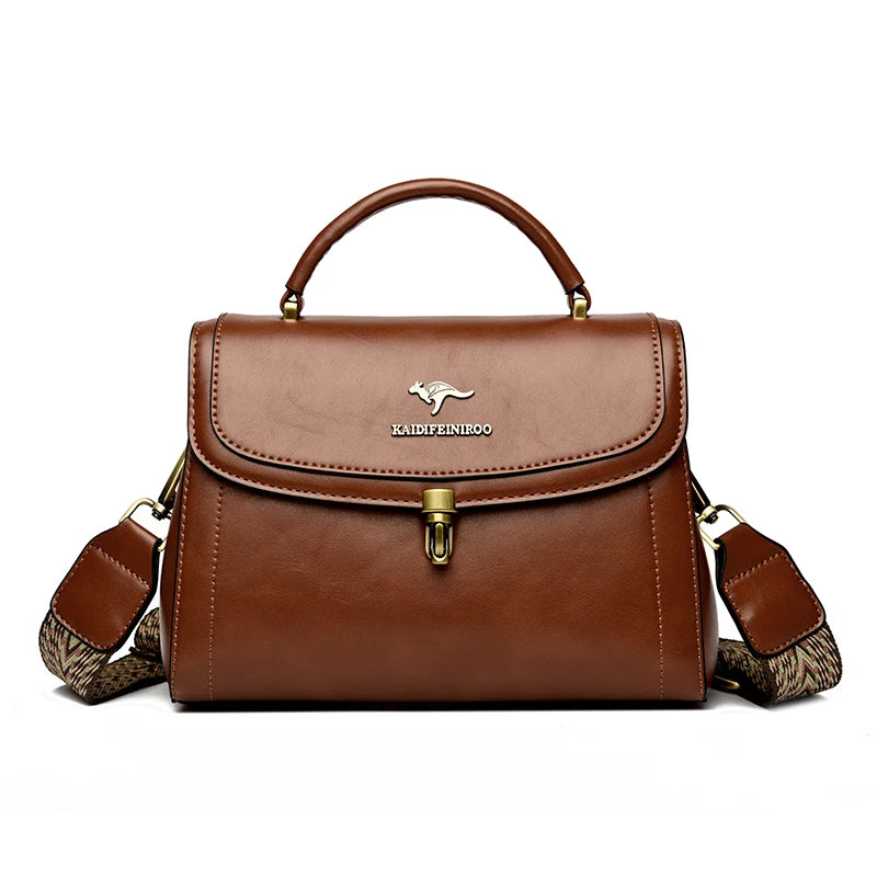 Bolsa Feminina de Couro Legítimo Safira SF728