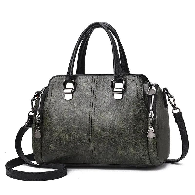 Bolsa Feminina de Couro Legítimo Safira SF183