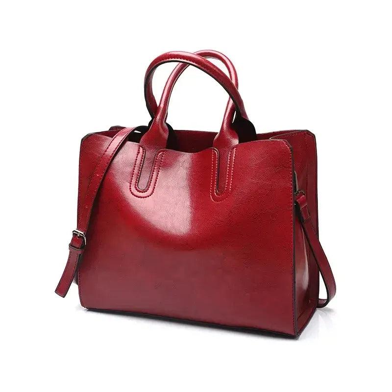 Bolsa de Ombro Feminina de Couro Legítimo Safira SF782