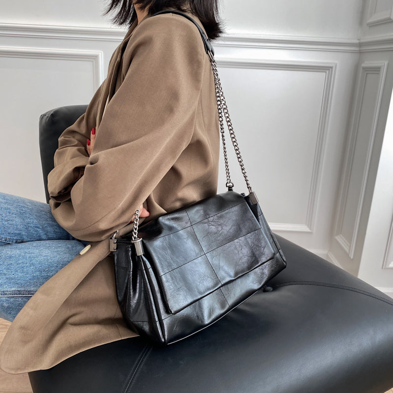 Bolsa Feminina de Couro Legítimo Safira SF471