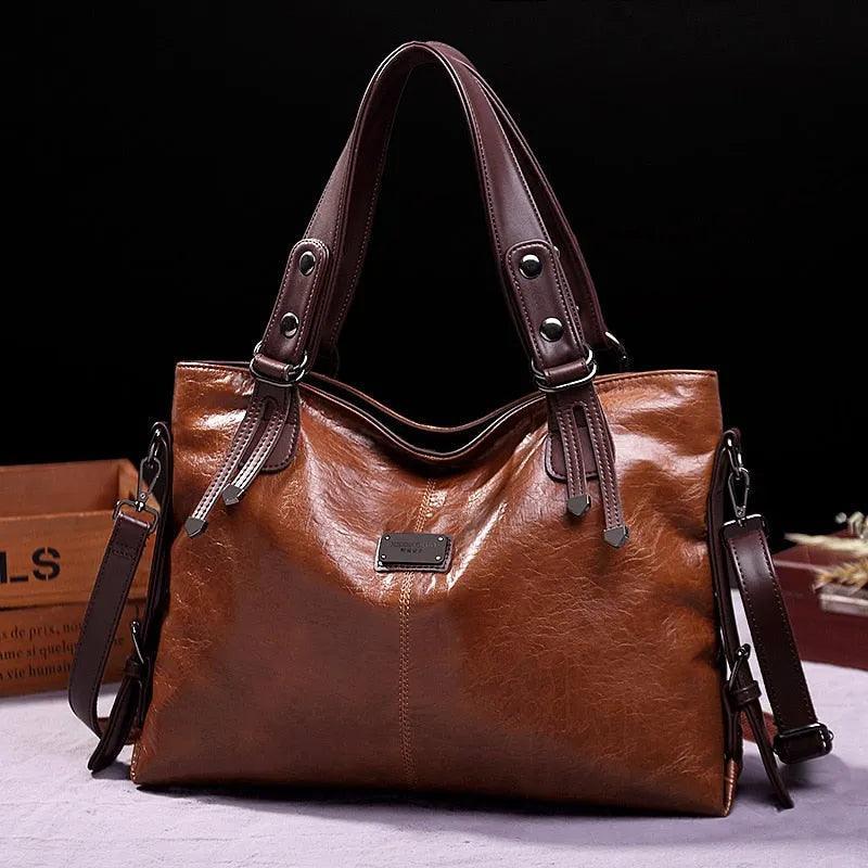 Bolsa Feminina de Couro Legítimo Safira SF372
