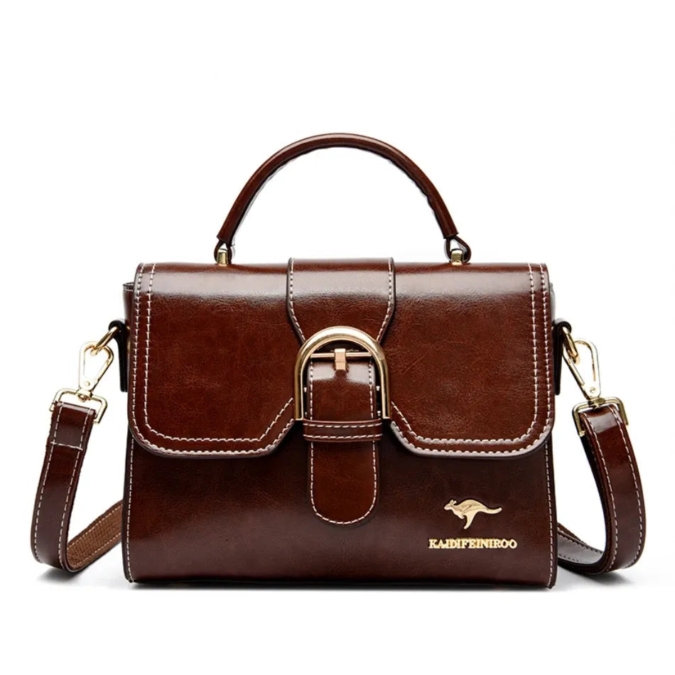 Bolsa Feminina de Couro Legítimo Safira SF417