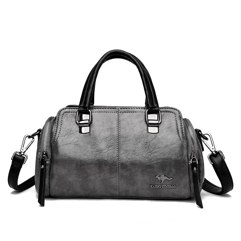 Bolsa Feminina de Couro Legítimo Safira SF328