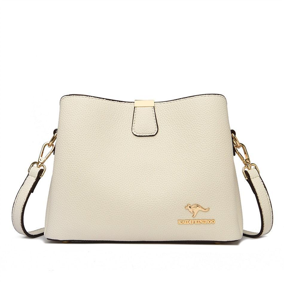 Bolsa Feminina de Couro Legítimo Safira SF729