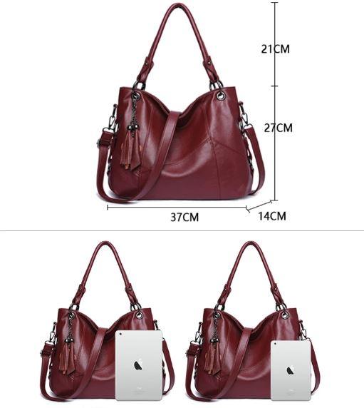Bolsa Feminina de Couro Legítimo Safira SF547
