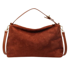 Bolsa Feminina de Camurça Safira SF618