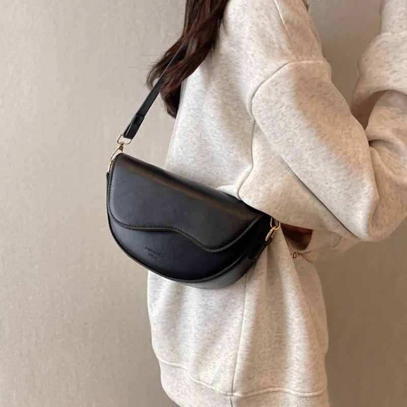 Bolsa Feminina de Couro Legítimo Safira SF222
