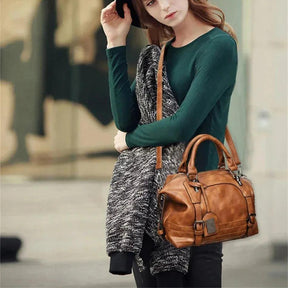 Bolsa Feminina de Couro Legítimo Safira SF617