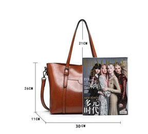 Bolsa Feminina de Couro Legítimo Safira SF537