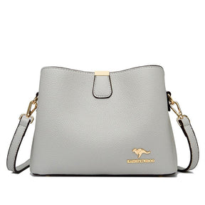 Bolsa Feminina de Couro Legítimo Safira SF729