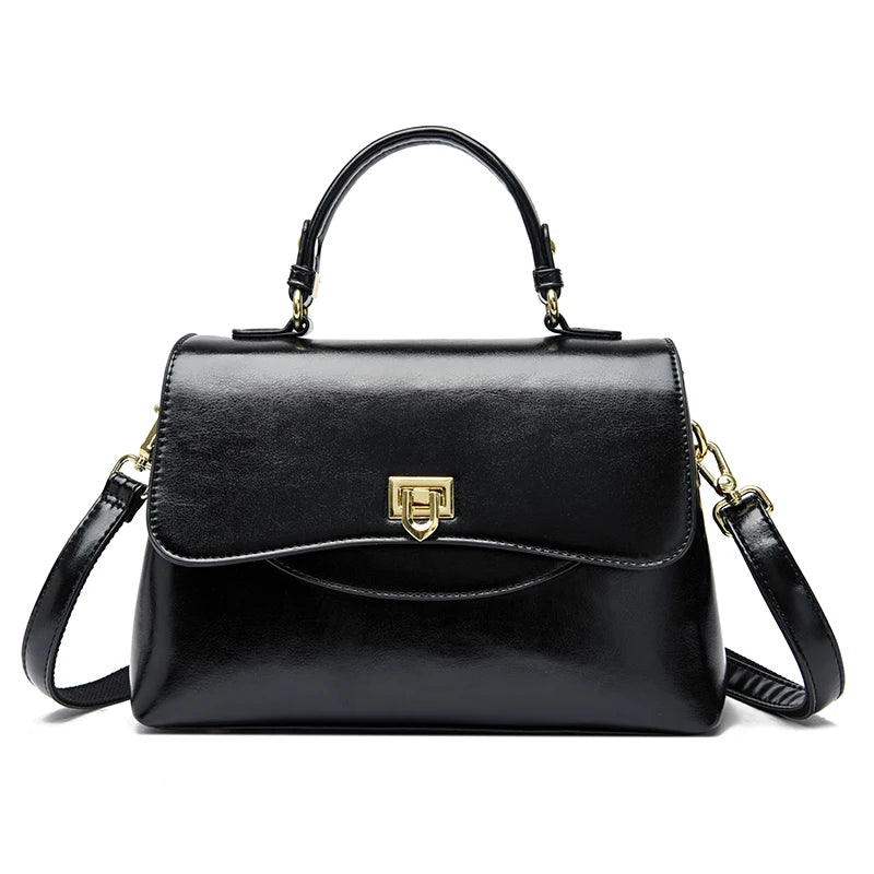 Bolsa Feminina de Couro Legítimo Safira SF884