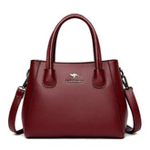 Bolsa Feminina de Couro Legítimo Safira SF294