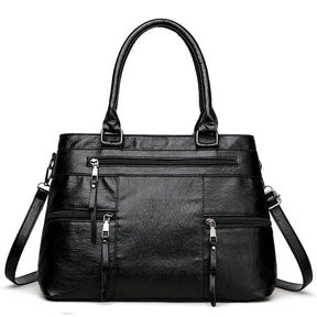 Bolsa Feminina de Couro Legítimo Safira SF317