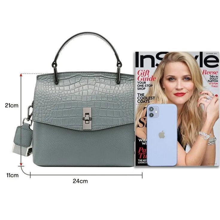 Bolsa Feminina de Couro Legítimo Safira SF217