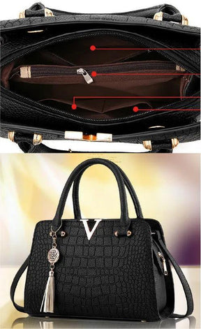 Bolsa Feminina de Couro Legítimo Safira SF732