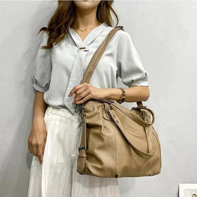 Bolsa Feminina de Couro Legítimo Safira SF481