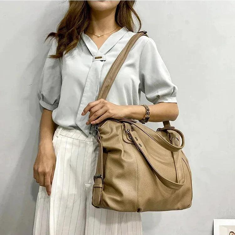 Bolsa Feminina de Couro Legítimo Safira SF481